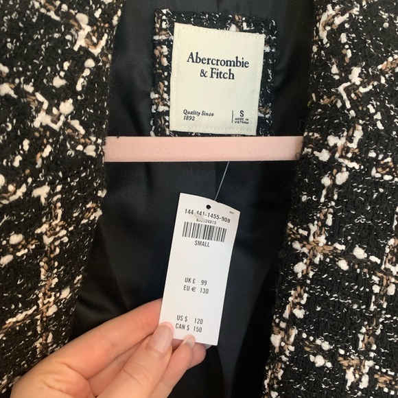 Abercrombie Tweed Blazer NWT - Picture 4 of 5